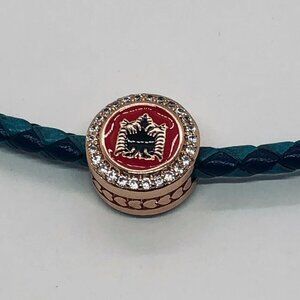 ✨✨PANDORA Country Of Albania Exclusive Flag Enamel Rose Gold Charm